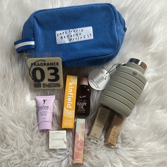 Free People Other - NEW! NWT Free People Curated Beauty & Wellness Bag with Products